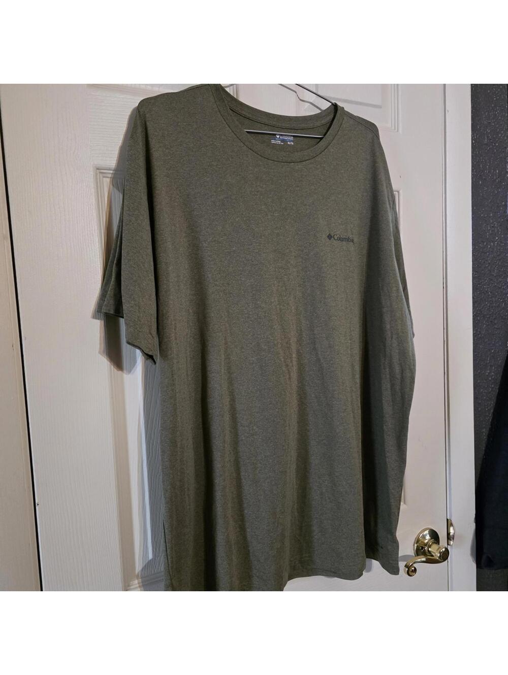 Columbia Men's XL Graphic Outdoor T-Shirt Olive Green